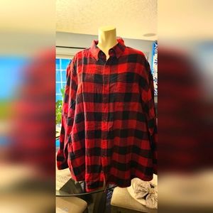 Big and Tall Flannel winter shirt
